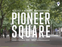 Tablet Screenshot of pioneersquare.org